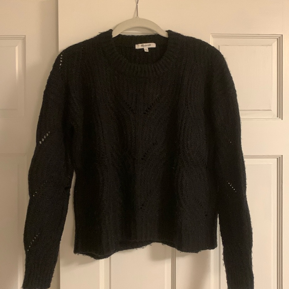 Madewell black sweater, good condition
